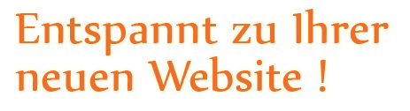 Entspannt zu Ihrer neuen Webseite