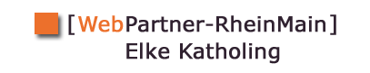 WebPartner-RheinMain Elke Katholing Logo